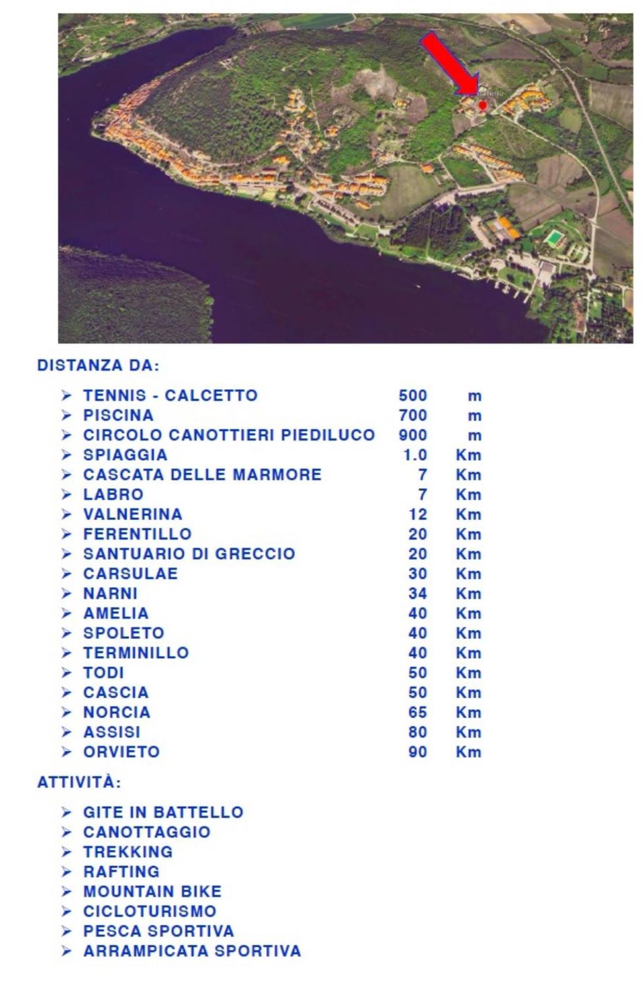 I Segreti Del Lago Piediluco Exterior photo